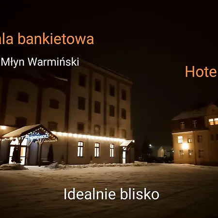 Mlyn Warminski -hotelik Hermes Pieniezno